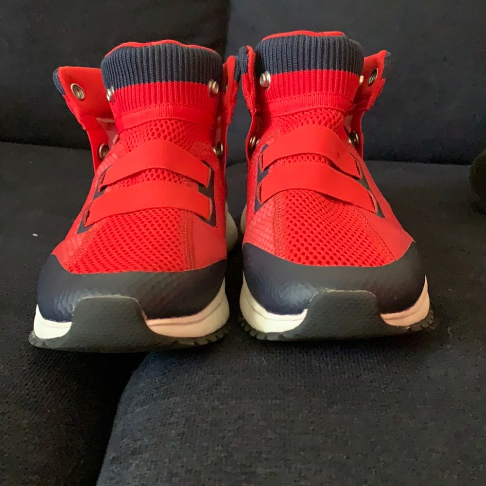 Champion red button up shoes
